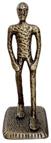 Φιγούρα Διακοσμητική Homo 022254 11x11xH28cm Antique Gold Aluminium