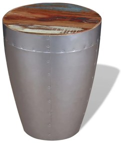 vidaXL Σκαμπό Aviator από Μασίφ Ανακυκλωμένο Ξύλο