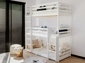 TED 80x200 white bunk bed Lano Furniture