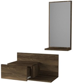 Έπιπλο Εισόδου RODOS Καφέ 60x30x100cm - 14410068 - 14410068