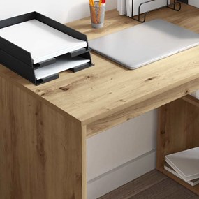 vidaXL Γραφείο Artisan Oak 108 x 55 x 103.5 εκ. Επεξεργασμένο ξύλο