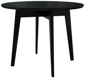 Τραπέζι Racine 123, Μαύρο, 75cm, 21 kg, Ινοσανίδες μέσης πυκνότητας, Ξύλο, Ξύλο: Οξιά | Epipla1.gr