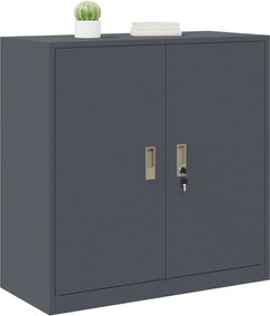 vidaXL Ντουλάπι αποθήκευσης Ανθρακί 90 x 40 x 90 cm Ατσάλι