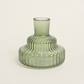Beauty Home ΒΑΖΟ ΜΕ ΕΠΙΠΕΔΑ 15 x 14 cm  Πράσινο