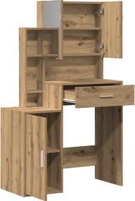 vidaXL Τραπέζι περιποίησης Artisan Oak 80 x 35 x 132 εκ.