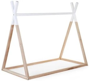Παιδικό Πλαίσιο Kρεβατιού Childhome TIPI 70x140 cm Natural-White