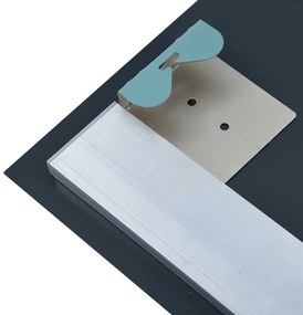 vidaXL Καθρέφτης Μπάνιου Τοίχου με LED & Ράφι 50 x 70 εκ.