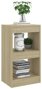 vidaXL Βιβλιοθήκη/Διαχωριστικό Χώρου Sonoma Δρυς 40 x 30 x 72 εκ.
