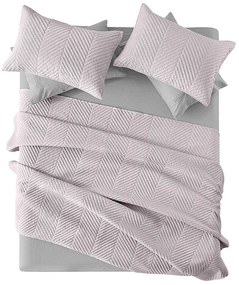 Κουβερλί King Size (250x240) + Διακοσμητική Μαξιλαροθήκη Guy Laroche Bone Sepia