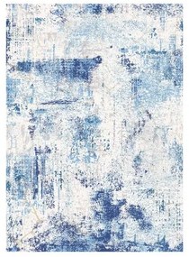 VEVOR Large Area Rug 5x7 ft Anti-Skid and Tear-Resistant Floor Mat Modern Blue