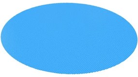 VEVOR Solar Pool Cover, Φ10 ft Round Solar Blanket for Pools, Inground Above Ground Swimming Pool Solar Cover, 15 mil Solar Covers Blue