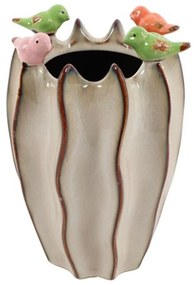 Βάζο 013.820933 12x18cm Brown-Multi Ceramic