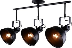 Σποτ Τρίφωτο Aca Riviera EG167073CB Black Matt