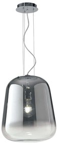 Φωτιστικό Οροφής Smoke I-SMOKE-S35 1xE27 Led Φ34cm 150cm Fume Luce Ambiente Design Glass