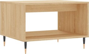 vidaXL Τραπεζάκι Σαλονιού Sonoma Δρυς 60x50x40 εκ. από Επεξεργ. Ξύλο