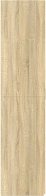 vidaXL Ντουλάπι Sonoma Δρυς 80x42,5x185 εκ. από Επεξεργασμένο Ξύλο