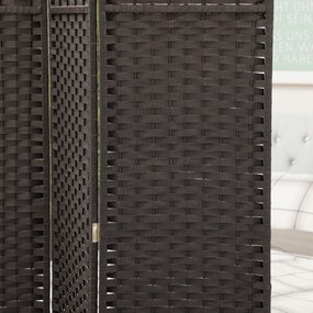 HOMCOM Διαχωριστικό δωματίου 6 πάνελ, πτυσσόμενο, για σαλόνι, υπνοδωμάτιο, γραφείο, καφέ