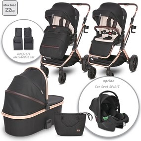 BABY STROLLER GLORY BLACK DIAMOND+ADAPTERS