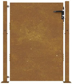 vidaXL Πόρτα Κήπου 100x150 εκ. από Ατσάλι Corten