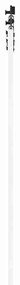 vidaXL Συρόμενη Πόρτα ORKDAL Λευκό 86 x 211 cm Ξύλο και μέταλλο