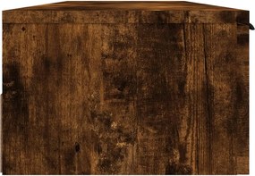 vidaXL Ντουλάπι Τοίχου Καπνιστή Δρυς 102x30x20 εκ. Επεξεργασμένο Ξύλο