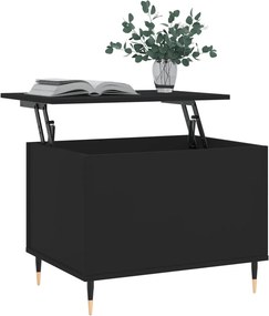 vidaXL Τραπεζάκι Σαλονιού Μαύρο 60x44,5x45 εκ. Επεξεργασμένο Ξύλο
