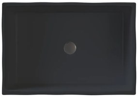 Sanitec Castello 202 Νιπτήρας Συνθετικός Επικαθήμενος 52x39x13cm Anthracit