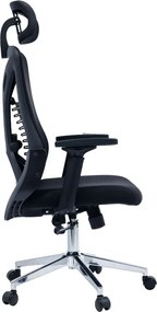 Καρέκλα γραφείου διευθυντή WING mesh μαύρο 65x61x117/125