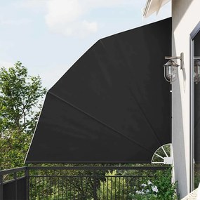 vidaXL Αδιάφανο σκίαστρο μπαλκονιού Ανθρακί 210 x 210 cm ύφασμα