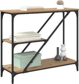 vidaXL Τραπέζι κονσόλας Artisan Oak 88,5 x 30 x 75 εκ.