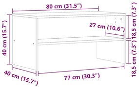 ΈΠΙΠΛΟ ΤΗΛΕΟΡΑΣΗΣ ΠΑΛΙΟ ΞΥΛΟ 80 X 40 X 40 ΕΚ. ΑΠΟ ΜΟΡΙΟΣΑΝΙΔΑ 855770