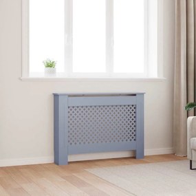vidaXL Κάλυμμα Καλοριφέρ Ανθρακί 112 x 19 x 81,5 εκ. από MDF