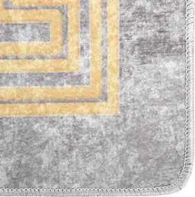 vidaXL Χαλί Πλενόμενο Γκρι 160 x 230 εκ.