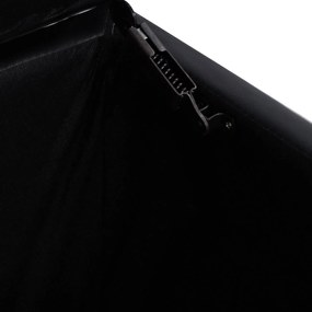 Σκαμπό TRISCUBE με Αποθηκευτικό χώρο και PU Μαύρο 121x51.5x50Υ εκ. 121x51.5x50 εκ.