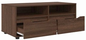vidaXL Ντουλάπι TV Καφέ δρυς 100 x 48 x 43 εκ. Επεξεργασμένο ξύλο