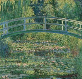Monet, Claude - Εκτύπωση έργου τέχνης Λιμνούλα με νούφαρο νερού, (40 x 40 cm)