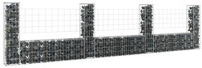 vidaXL Συρματοκιβώτια Στύλοι σε U Σχήμα 4 τεμ. 380x20x100 εκ Σιδερένια