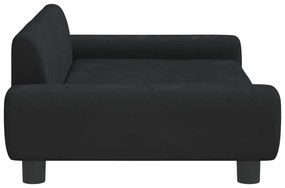 Κρεβάτι Σκύλου Μαύρο 100 x 54 x 33 εκ. Βελούδινο - Μαύρο