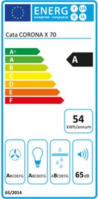 Συμβατικός Απορροφητήρας Cata CORONA 70/B Χάλυβας