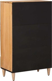 vidaXL Highboard Φυσικό 60 x 33,5 x 100 εκ. Στερεό ξύλο μάνγκο