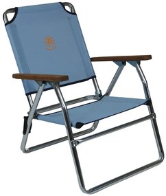 Καρέκλα παραλίας Summer Club ψηλή-Γαλάζιο