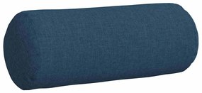 vidaXL Μαξιλάρια Στήριγμα 2 pcs Μπλε Ø 15 x 40 εκ ύφασμα