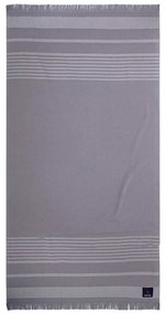 Πετσέτα Θαλάσσης 3745 Grey Greenwich Polo Club Θαλάσσης 90x180cm 100% Cotton
