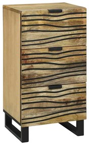 vidaXL Μπουφές - 40 x 33.5 x 75 εκ, φτιαγμένος από συμπαγές ξύλο μάνγκο.