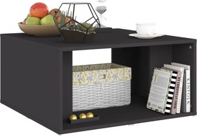 vidaXL Τραπεζάκια Σαλονιού 4 τεμ. Γκρι 33 x 33 x 33 εκ. Επεξ. Ξύλο