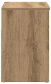 vidaXL Πάγκος Παπουτσιών τεχνίτης Δρυς 60x30x45 εκ. Επεξεργασμένο Ξύλο