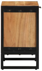 vidaXL Κομοδίνο 40x30x50 cm Μασίφ Ξύλο Ακακίας