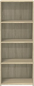 vidaXL Ντουλάπι Sonoma Δρυός 50x41x124 εκ. από Επεξεργασμένο Ξύλο