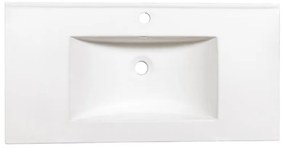 Bathroom sink SLIM 90 White glossy porcelain 90x46 cm