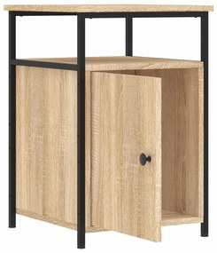 vidaXL Κομοδίνο Sonoma Δρυς 40 x 42 x 60 εκ. από Επεξεργασμένο Ξύλο